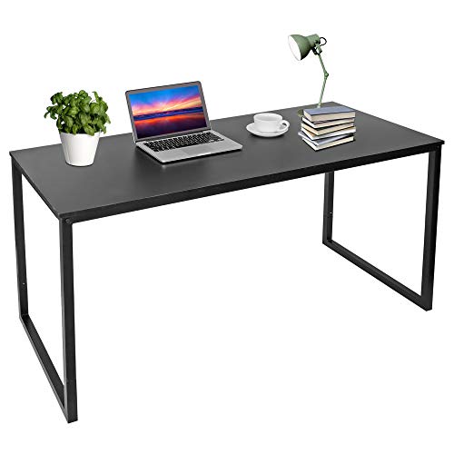 ZenStyle Computer Desk 47" Modern Sturdy Office Desk Computer Table PC Laptop Study Writing Desk for Home Office, Black