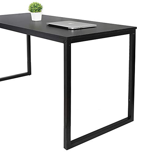 ZenStyle Computer Desk 47" Modern Sturdy Office Desk Computer Table PC Laptop Study Writing Desk for Home Office, Black