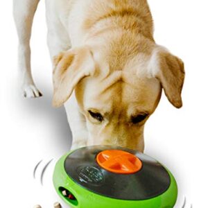 Sniffiz SmellyUFO Durable Interactive Treat Dispensing Puzzle/Enrichment Toy for Dogs - Mind Stimulating Food Game/Slow Feeder/Wobble Toy - from Small Puppies to Large Dogs