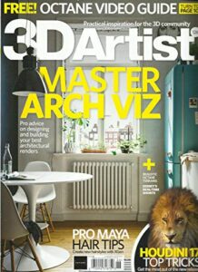 3d artist master arch viz * pro maya hair tips issue, 2019 issue, 126