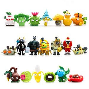 maylai 20 piece pvz 2 figure toys set, mini pvc giant zombies toys, great gifts for kids and fans,birthday and party