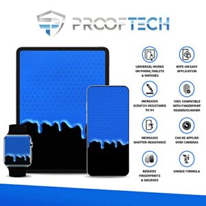 Phone Scratch Remover and Cracked Repair Liquid by ProofTech Liquid Glass Screen Protector | Covers up to 6 Devices | for All Smartphones Tablets and Watches