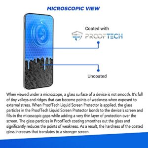 Phone Scratch Remover and Cracked Repair Liquid by ProofTech Liquid Glass Screen Protector | Covers up to 6 Devices | for All Smartphones Tablets and Watches