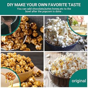 SOLTRONICS Hot Air Popcorn Popper Maker with Removable Measuring Cup, ETL Certified, No Oil Needed, BPA-Free, 1200W, Green