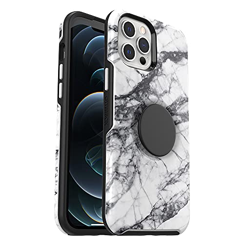 OtterBox Otter + POP Symmetry Series Case for iPhone 12 Pro Max - White Marble