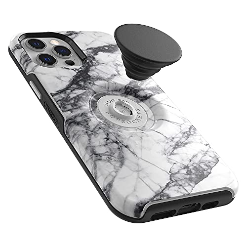 OtterBox Otter + POP Symmetry Series Case for iPhone 12 Pro Max - White Marble