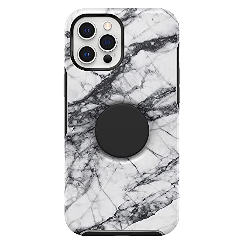 OtterBox Otter + POP Symmetry Series Case for iPhone 12 Pro Max - White Marble
