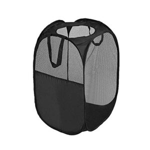 DYT Mesh Pop up Laundry Hamper, Collapsible Clothes Hampers, Easy to Carry with Portable Handles