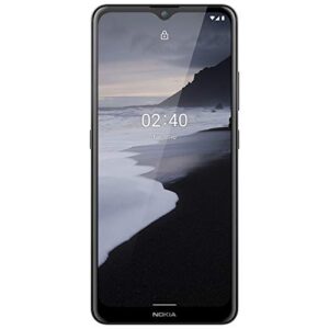 nokia 2.4 | android 10 | unlocked smartphone | 2-day battery | dual sim | us version | 2/32gb | 6.5-inch screen | charcoal