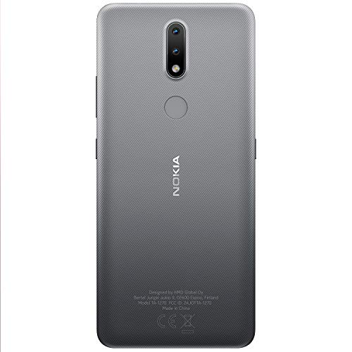 Nokia 2.4 | Android 10 | Unlocked Smartphone | 2-Day Battery | Dual SIM | US Version | 2/32GB | 6.5-Inch Screen | Charcoal