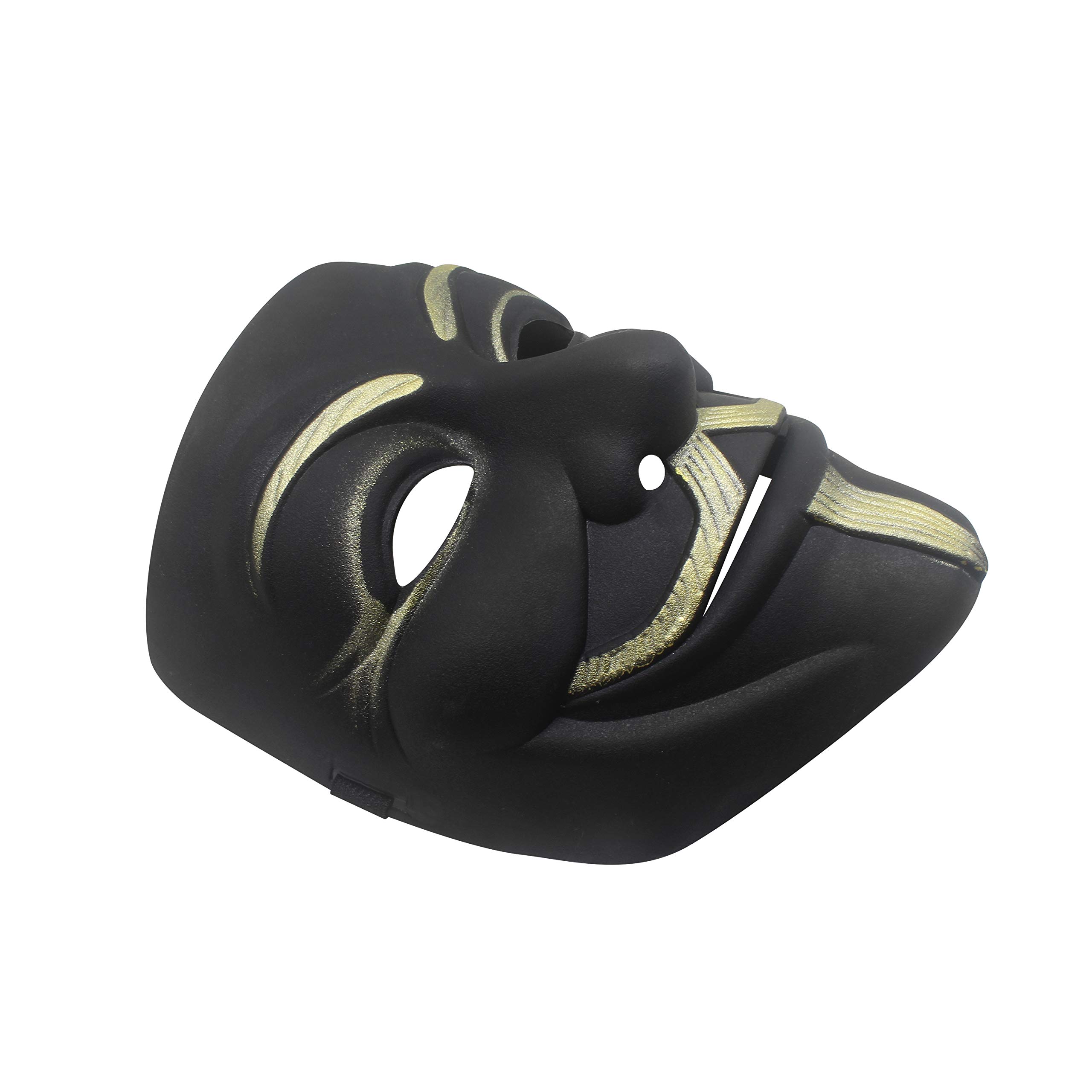 Udekit Hacker Mask V for Vendetta Mask for Kids Women Men Halloween Cosplay Costume