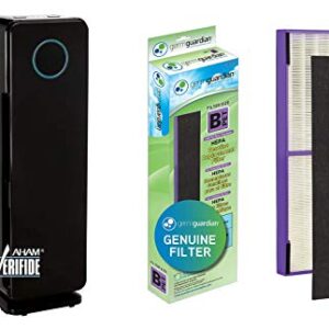 Germ Guardian True HEPA Filter Air Purifier, UV Light Sanitizer, Eliminates Germs, Air Purifier for Home AC4300BPTCA with FLT4850PT True HEPA Genuine Air Purifier Replacement Filter