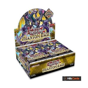 Yugioh Phantom Rage English TCG 1st Edition Booster Box - 24 Packs of 9 Cards Each