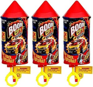 boom city racers car (3 mystery packs)