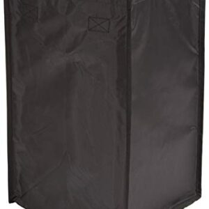 TAG Hardware Full Extension Pullout Laundry Hamper with Removable Bag(s) Matt Aluminum (30" Width - 1 removable large and 1 small bag)