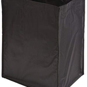 TAG Hardware Full Extension Pullout Laundry Hamper with Removable Bag(s) Matt Aluminum (30" Width - 1 removable large and 1 small bag)