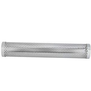 amonida grill smoker tube, stainless steel 12in smoker tube, stylish for gas grill charcoal grill electric grill(round)