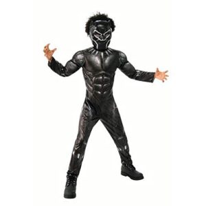 marvel rubie's avengers end game black panther padded child halloween costume (small (4-6))