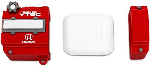 JDMTuning DOHC VTEC Apple Airpods Engine Silicone Case Cover for Protection Fits 1st Gen and 2nd Gen Wireless Charging