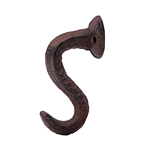 Thisishome Cast Iron Wall Hook Octopus Décor - Antique Vintage Design – Shabby Chic Tentacle Decorative Hanging Hook – French Country Charm – Farmhouse Decor – w/Mount Screws