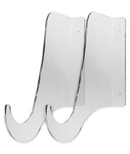 sourceone.org premium clear acrylic surfboard wall mount display rack