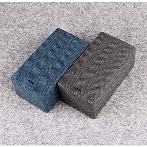 Miter Carrying case for DAP + Earphone , Handmade Italy PU Leather Hard Standing case for 2 IEM Earphones + 1 Digital Audio Player Storage Carry Cover Box (Large Size-Indigo Blue)