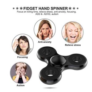 ATESSON Fidget Spinner Toys, Durable High Speed Bearing Metal Hand Finger Spinners EDC ADHD Focus Anxiety Stress Relief Boredom Killing Time Toys for Kids Adults