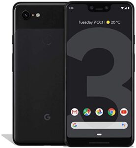 google pixel 3 xl (64gb, 4gb ram) 6.3" qhd+, ip68 water resistant, snapdragon 845, gsm/cdma factory unlocked (at&t/t-mobile/verizon/sprint) just black (renewed)