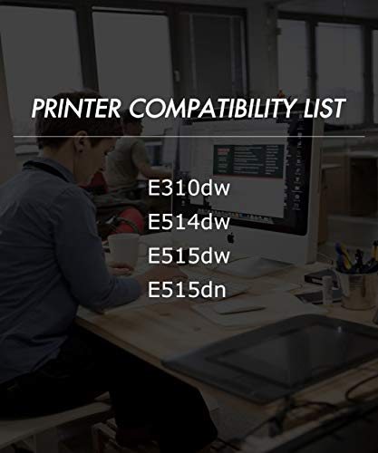 (Pack of 2) GTS Compatible for E515DR Drum Unit (Drum for E310 E515 E514 Toner Cartridge) Replacement for Dell E310dw E514dw E515dw E515dn Printer