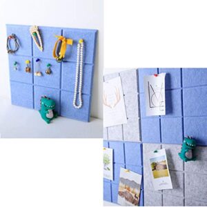 Wall decoration Self-Adhesive Wall Stickers Message Board X6, DIY Felt Small Square Bulletin Board, Children's Protective