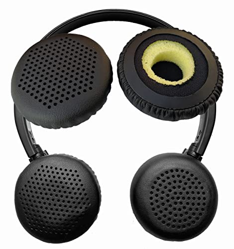 Maintenance Substitute Ear Pads Compatible with JVC HA-S20BT AHT-S28BT HA-S22W HA-S23W HA-S24W Headset Replacement Cushion (Black)