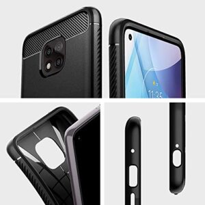 Spigen Rugged Armor Designed for Moto G Power (2021) Case [NOT Compatible with Moto G Power (2020)] - Matte Black