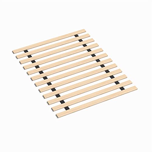 Mayton, 0.75-Inch Heavy Duty Mattress Support Wooden Bunkie Board/Slats, Queen, Beige