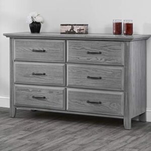 Oxford Baby Willowbrook Dresser, Standard, Graphite Gray