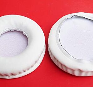 Maintenance Substitute Ear Pads Compatible with JVC HA-SR185 HA-SR180 Headset Replacement Cushion (White)