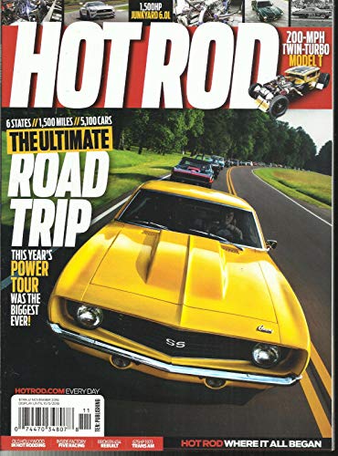 HOT ROD MAGAZINE, THE ULTIMATE ROAD TRIP NOVEMBER, 2018