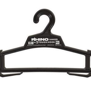 Rhino Hanger | The Everyday for Everything Hanger |USA Made | 200 lb Load Capacity | Premium Military Grade X-Large Heavy Duty Standard Hanger | Unbreakable Multipurpose | Suit Hangers