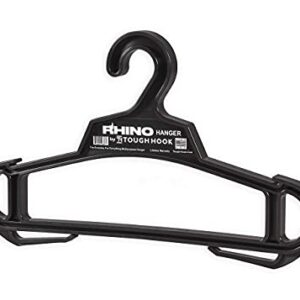 Rhino Hanger | The Everyday for Everything Hanger |USA Made | 200 lb Load Capacity | Premium Military Grade X-Large Heavy Duty Standard Hanger | Unbreakable Multipurpose | Suit Hangers