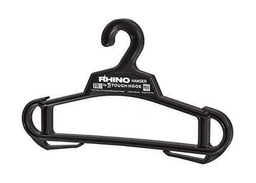 Rhino Hanger | The Everyday for Everything Hanger |USA Made | 200 lb Load Capacity | Premium Military Grade X-Large Heavy Duty Standard Hanger | Unbreakable Multipurpose | Suit Hangers