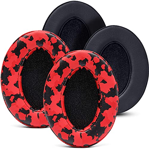 Design Pack 2 | WC Wicked Cushions Upgraded Replacement Earpads for ATH M50X - Fits Audio Technica M40X / M50XBT / HyperX Cloud & Cloud 2 / SteelSeries Arctis 3/5 / 7 / 9X & Pro Wireless/Stealth 600