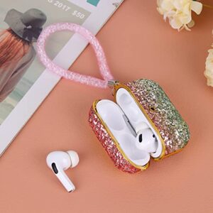 [Upgrade] Joyozy AirPods Pro Case, Glitter Bling AirPods Pro Protective Cover Skin for Girls/Woman- Mermaid Fish Scale Style Apple AirPods Pro Case (for AirPods Pro,Rose Pink&Gold)