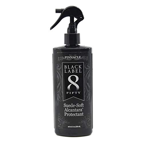 Pinnacle Black Label Suede-Soft Alcantara Protectant, 8 oz. Spray Bottle, Automotive Micro-Suede & Alcantara Spill & Stain Protectant, Clear Finish, PBL-275