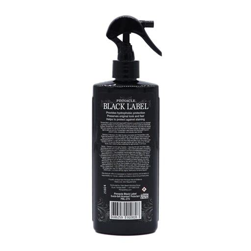 Pinnacle Black Label Suede-Soft Alcantara Protectant, 8 oz. Spray Bottle, Automotive Micro-Suede & Alcantara Spill & Stain Protectant, Clear Finish, PBL-275