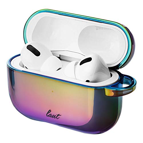 LAUT - Holo case for AirPods Pro |Iridescent Finish | Anti Scratch | Carabiner Included • Midnight