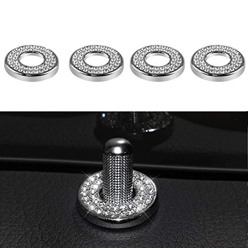 JALII Bling car Accessories para cerradura de puerta Interior de coche para Mercedes Benz Clase C C200 C300 Clase E E200 300 GLC 200 260 300 accesorios de coche