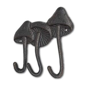 abbott collection 27-foundry-2046 mushroom triple hook, black/brown
