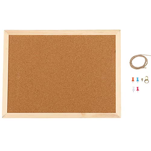 Practical Photo Wall Board Bulletin Board Message Boards Wooden Notice Board Photography Background Wall Props for Home Office (Light Brown)