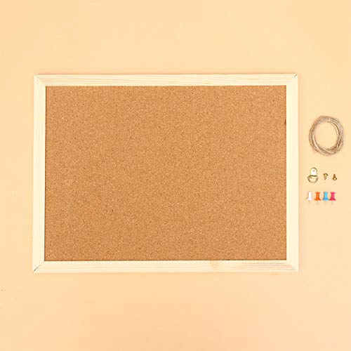 Practical Photo Wall Board Bulletin Board Message Boards Wooden Notice Board Photography Background Wall Props for Home Office (Light Brown)