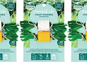 Oxbow Animal Health 6 Pack of Crazy Shakers Small Animal Chew Toys