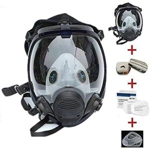 15in 1 reusable full face respirator widely used in paint sprayer, chemical,woodworking,dust protector